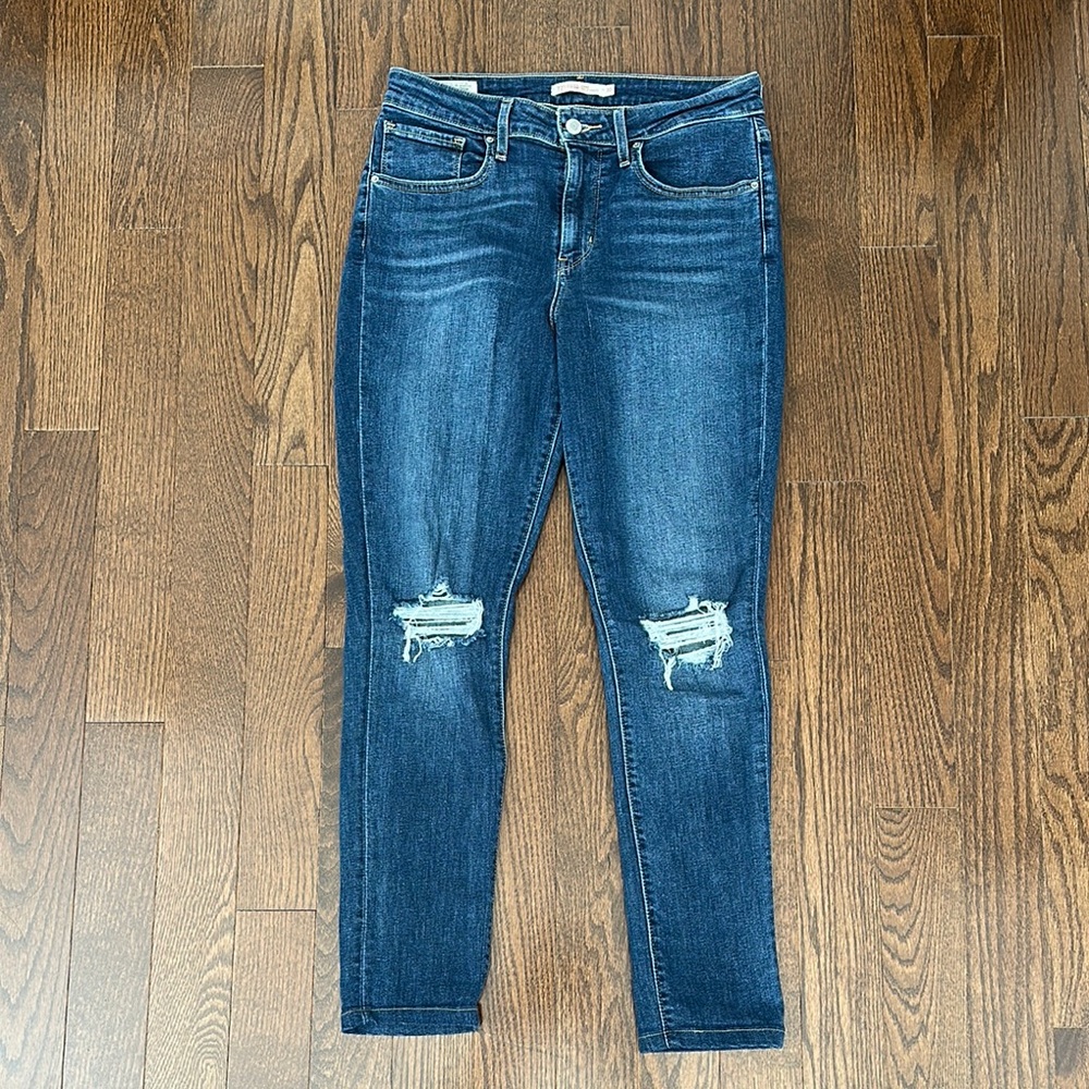 Levi 721 High Rise Skinny Jeans